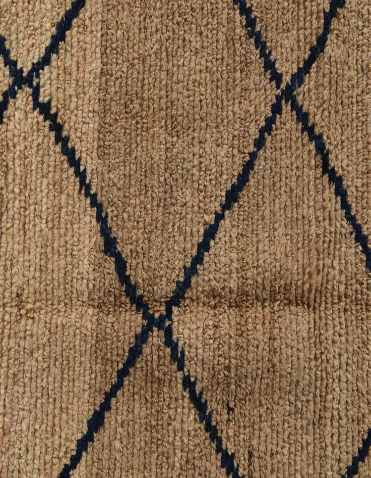 Detail image of  6' x 8' 9  Hand Knotted Moroccan Wool Rug