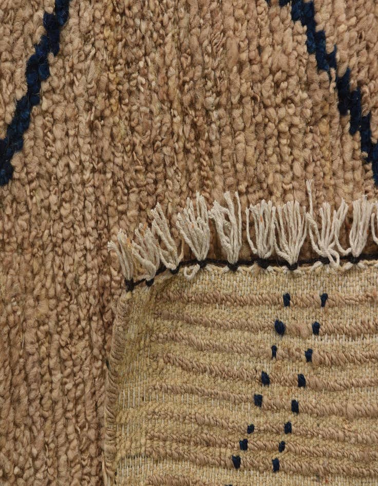 Detail image of  6' x 8' 9  Hand Knotted Moroccan Wool Rug