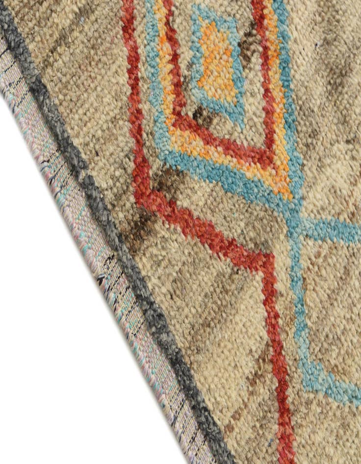 Detail image of  6' x 9' 5  Hand Knotted Moroccan Wool Rug
