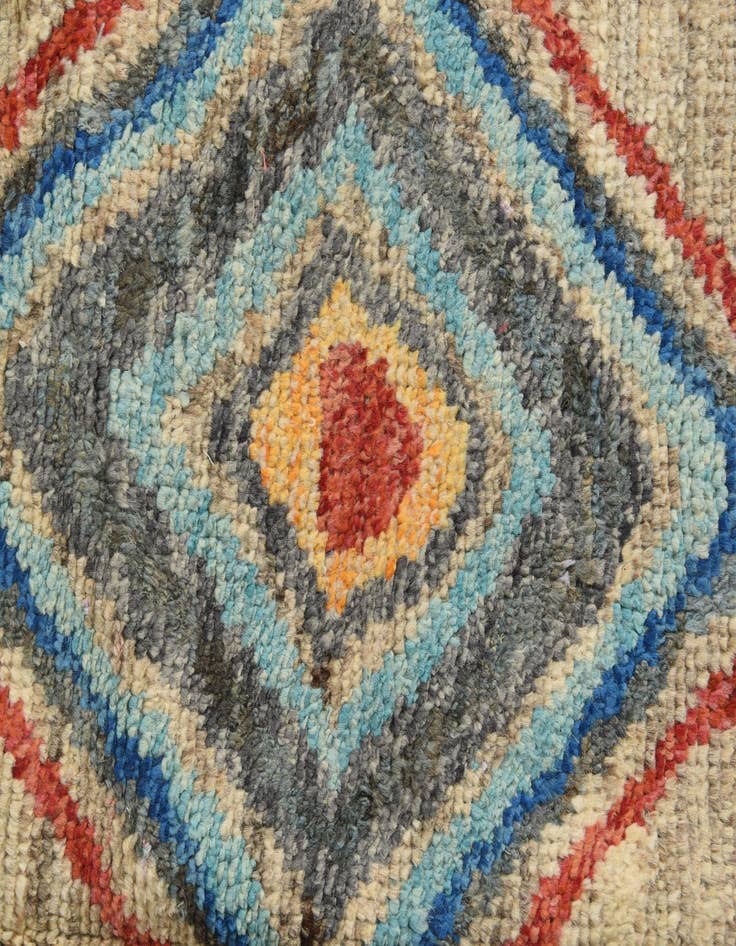Detail image of  6' x 9' 5  Hand Knotted Moroccan Wool Rug