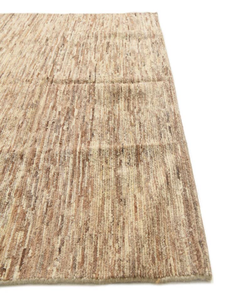 Detail image of  4' 8 x 6' 4  Hand Knotted Moroccan Wool Rug