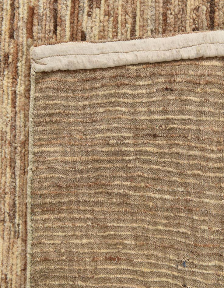 Detail image of  4' 8 x 6' 4  Hand Knotted Moroccan Wool Rug