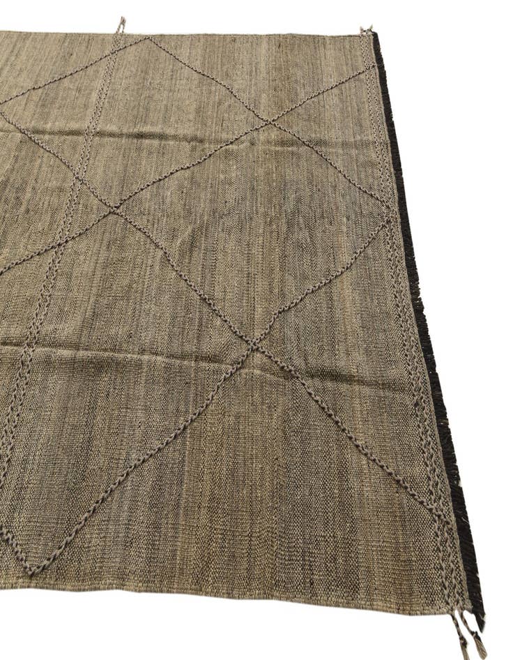Detail image of  7' x 9' 10  Hand Knotted Moroccan Wool Rug