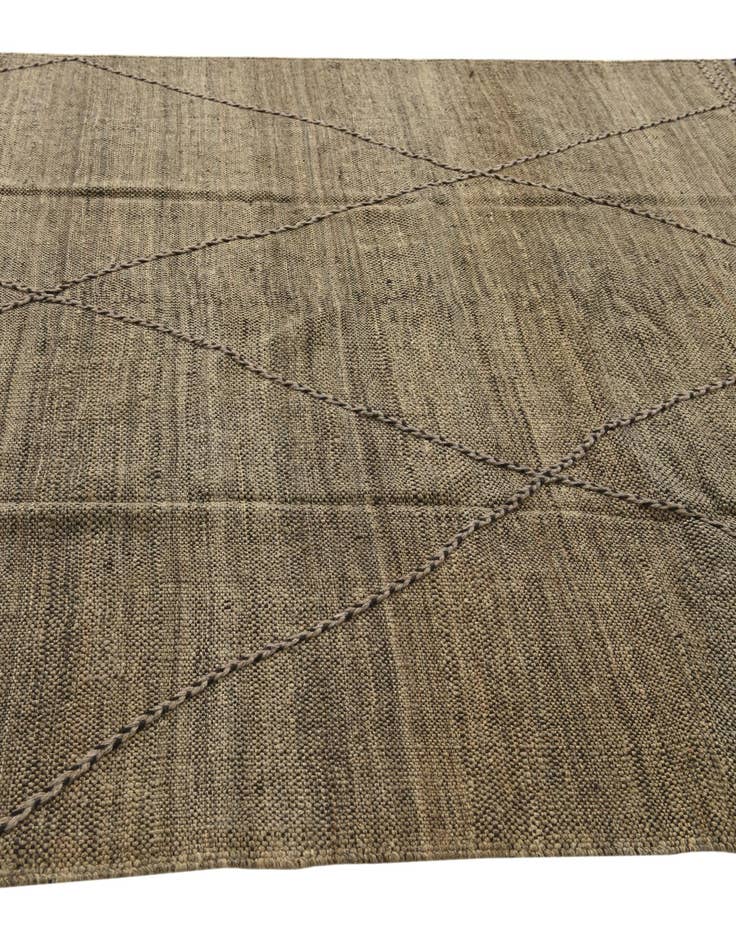 Detail image of  7' x 9' 10  Hand Knotted Moroccan Wool Rug