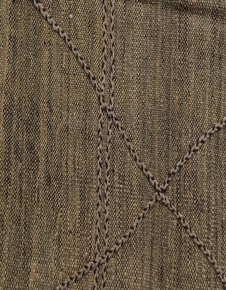 Detail image of  7' x 9' 10  Hand Knotted Moroccan Wool Rug