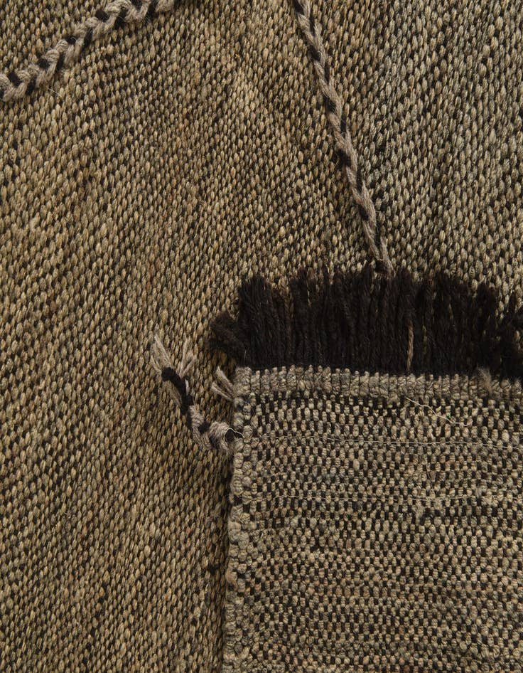 Detail image of  7' x 9' 10  Hand Knotted Moroccan Wool Rug