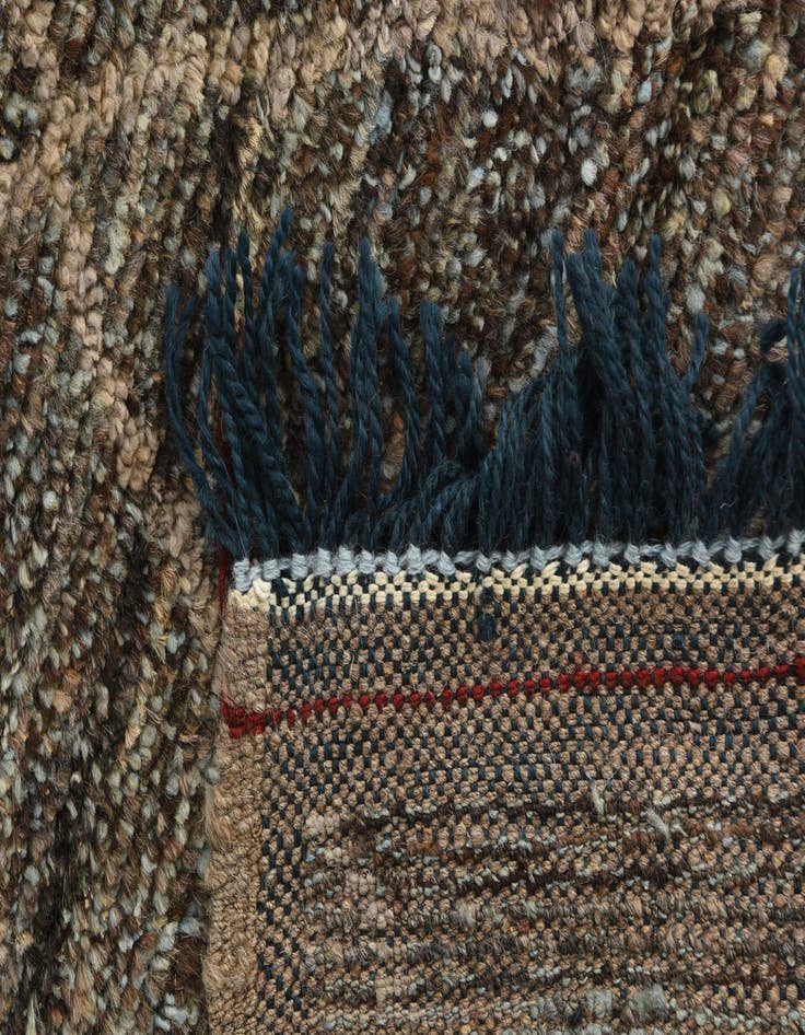 Detail image of  6' x 9' 1  Hand Knotted Moroccan Wool Rug