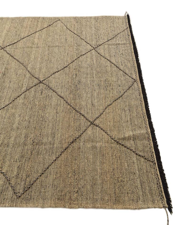 Detail image of  7' 1 x 9' 7  Hand Knotted Moroccan Wool Rug