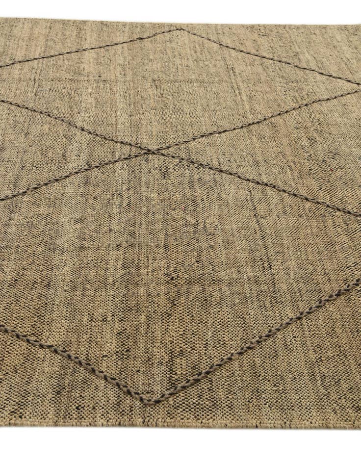 Detail image of  7' 1 x 9' 7  Hand Knotted Moroccan Wool Rug