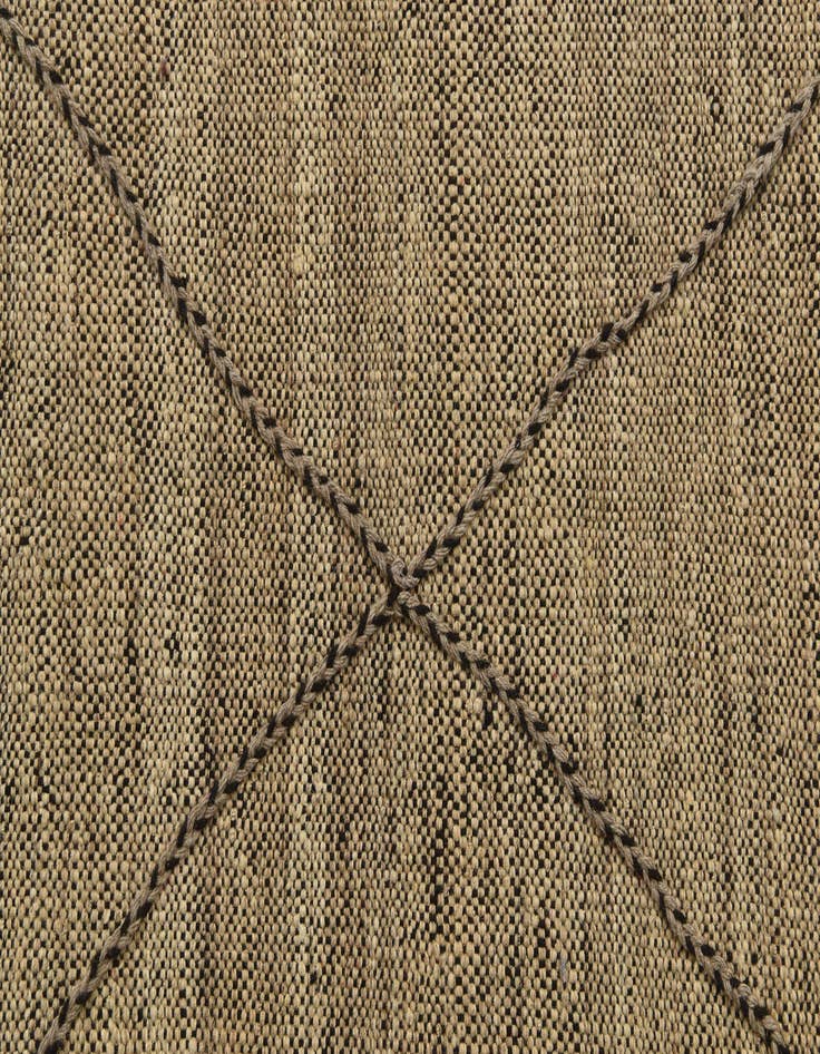 Detail image of  7' 1 x 9' 7  Hand Knotted Moroccan Wool Rug