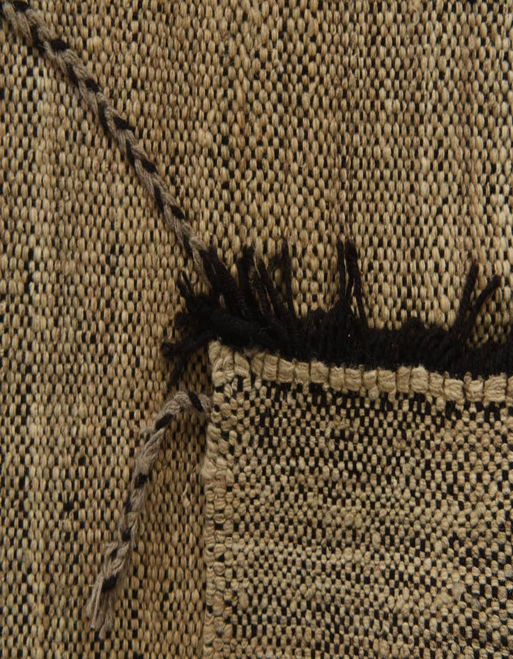 Detail image of  7' 1 x 9' 7  Hand Knotted Moroccan Wool Rug