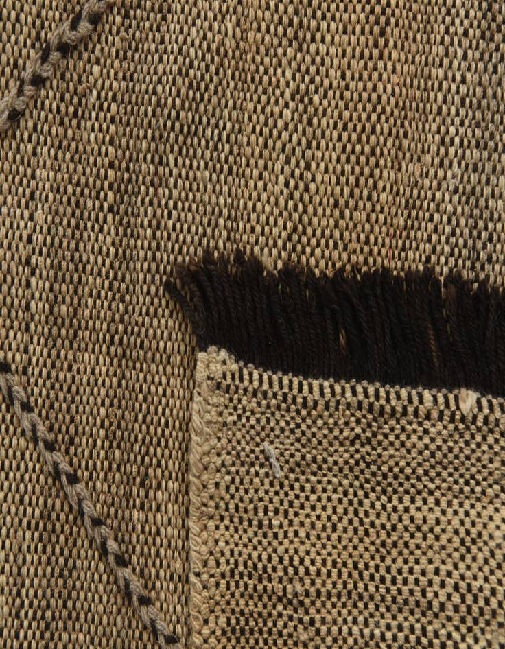 Detail image of  6' 10 x 9' 8  Hand Knotted Moroccan Wool Rug