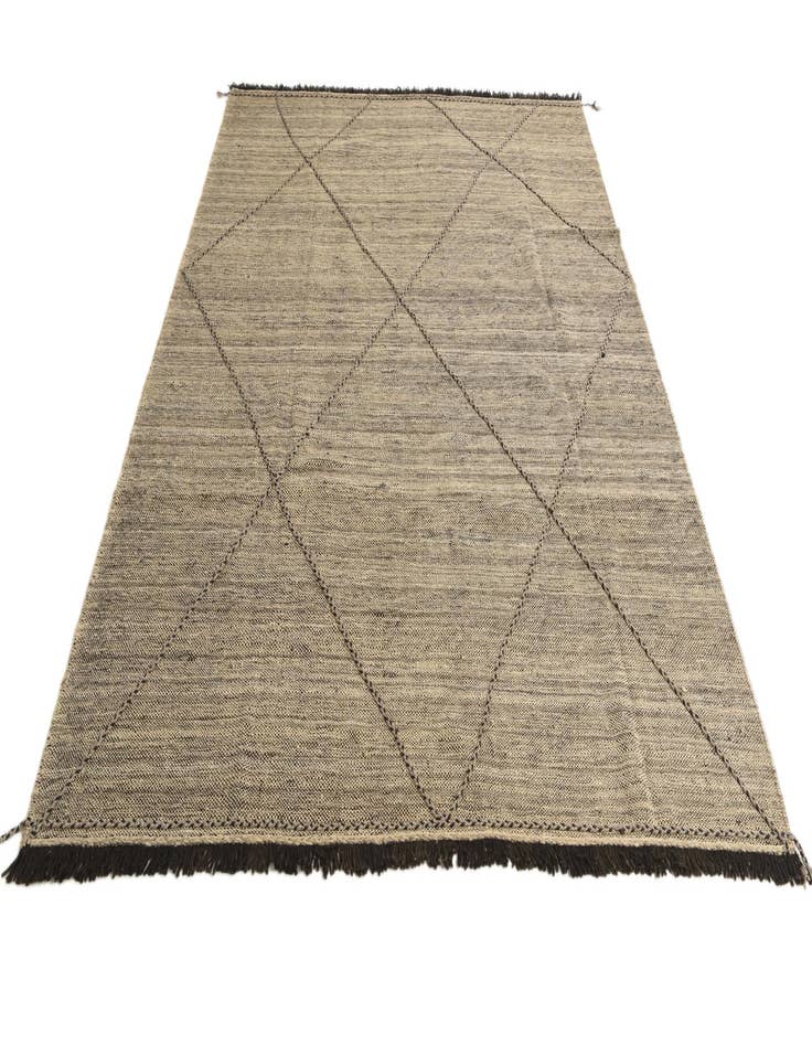 Detail image of  7' 2 x 9' 8  Hand Knotted Moroccan Wool Rug