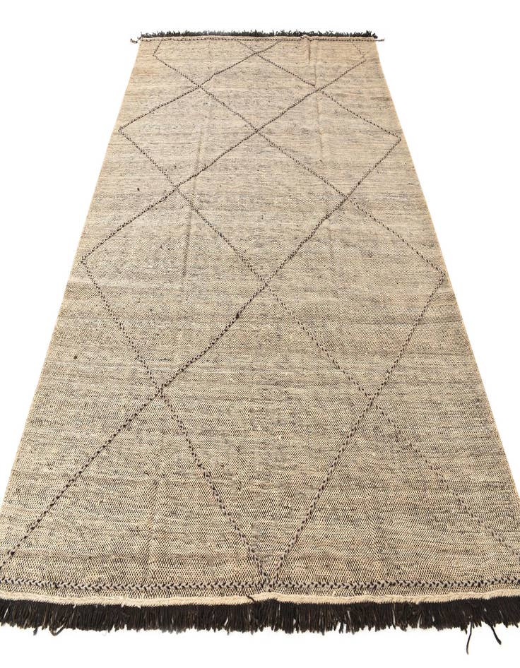 Detail image of  7' 4 x 9' 6  Hand Knotted Moroccan Wool Rug