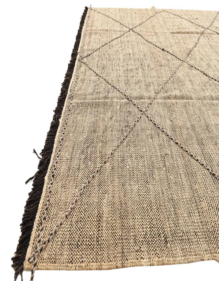 Detail image of  7' 4 x 9' 6  Hand Knotted Moroccan Wool Rug