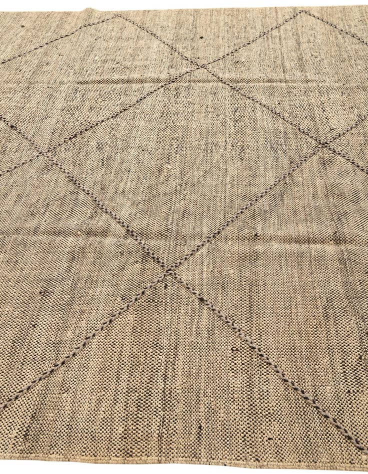 Detail image of  7' 4 x 9' 6  Hand Knotted Moroccan Wool Rug