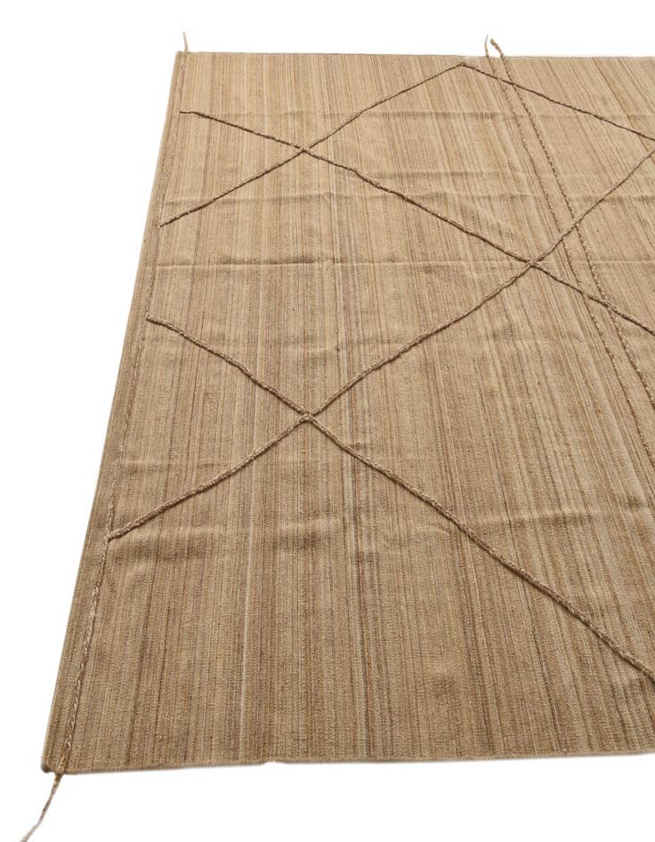 Detail image of  8' 10 x 11' 4  Hand Knotted Moroccan Wool Rug