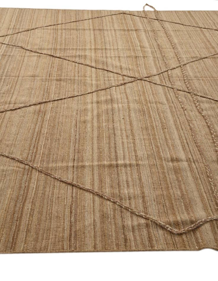 Detail image of  8' 10 x 11' 4  Hand Knotted Moroccan Wool Rug