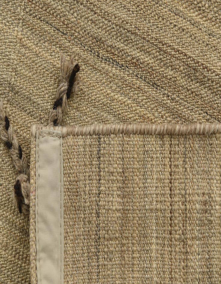 Detail image of  4' 6 x 6' 8  Hand Knotted Moroccan Wool Rug