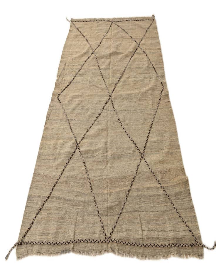 Detail image of  5' x 7' 8  Hand Knotted Moroccan Wool Rug