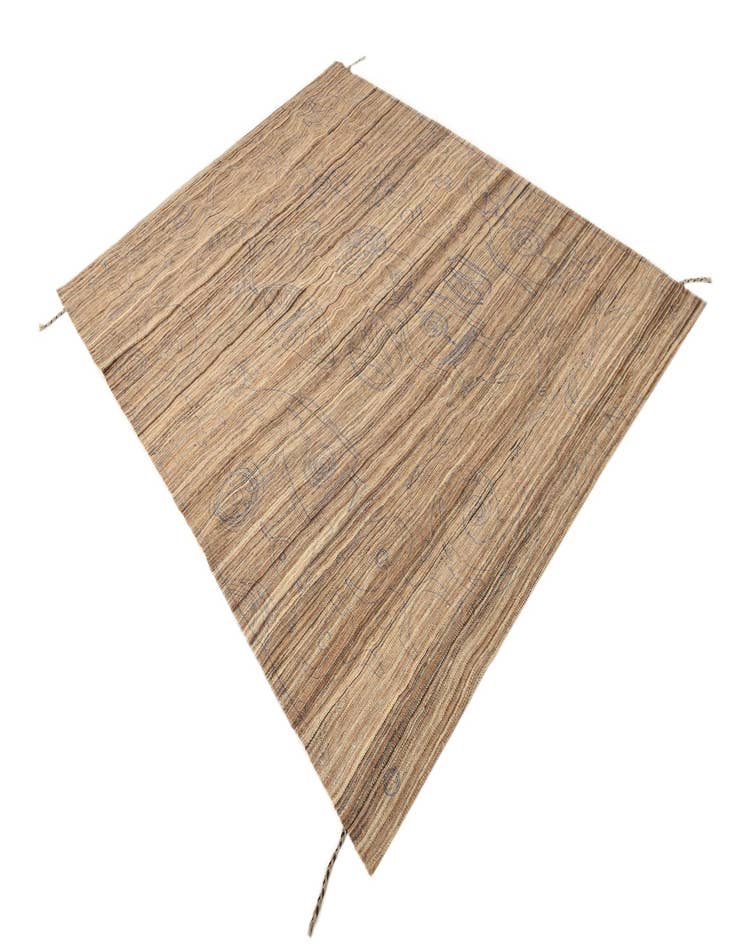 Detail image of  5' 10 x 7' 2  Hand Knotted Moroccan Wool Rug