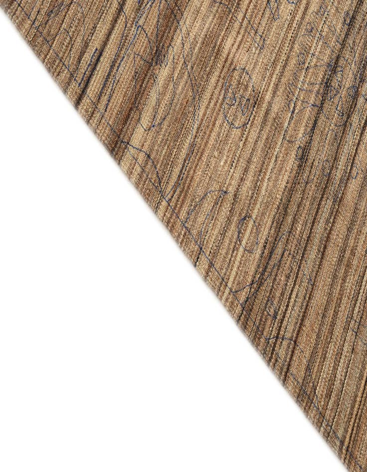 Detail image of  5' 10 x 7' 2  Hand Knotted Moroccan Wool Rug