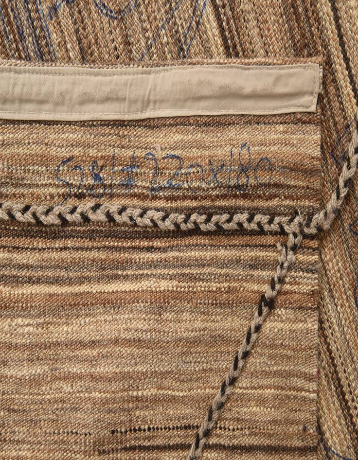 Detail image of  5' 10 x 7' 2  Hand Knotted Moroccan Wool Rug