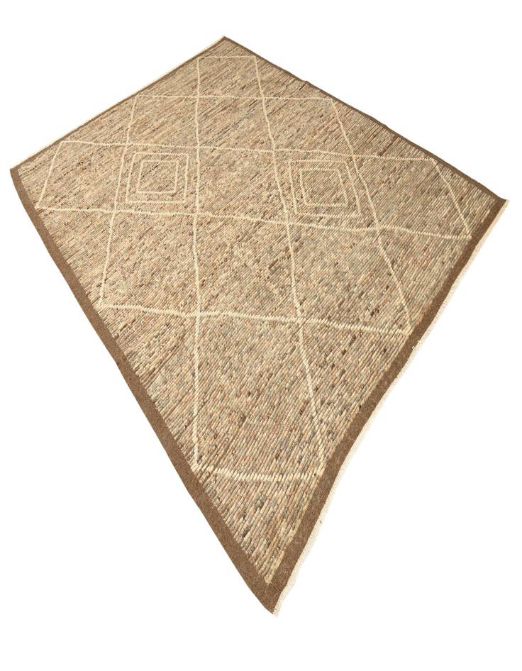 Detail image of  8' 5 x 10' 6  Hand Knotted Moroccan Wool Rug