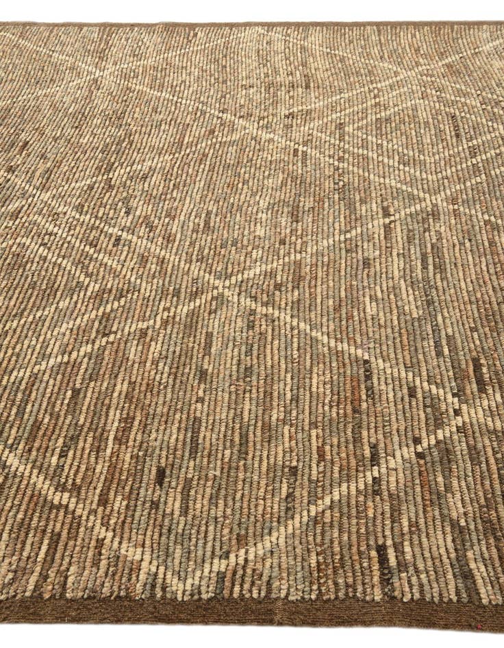 Detail image of  8' 5 x 10' 6  Hand Knotted Moroccan Wool Rug