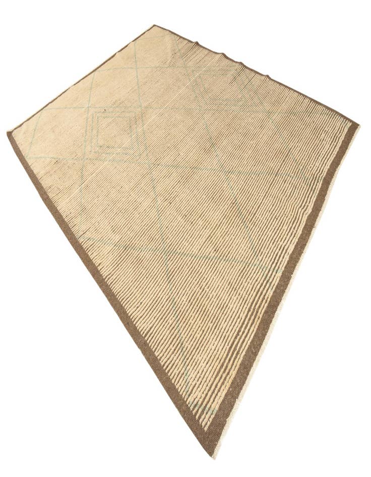 Detail image of  8' 5 x 10' 10  Hand Knotted Moroccan Wool Rug