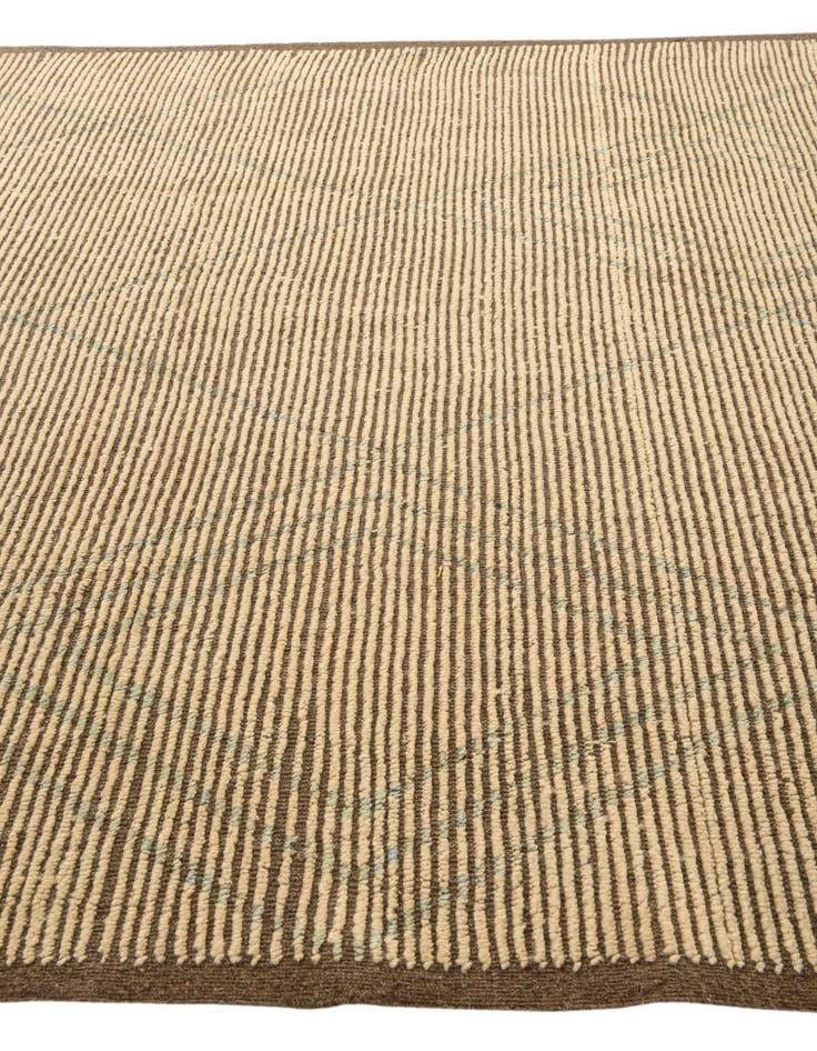 Detail image of  8' 5 x 10' 10  Hand Knotted Moroccan Wool Rug