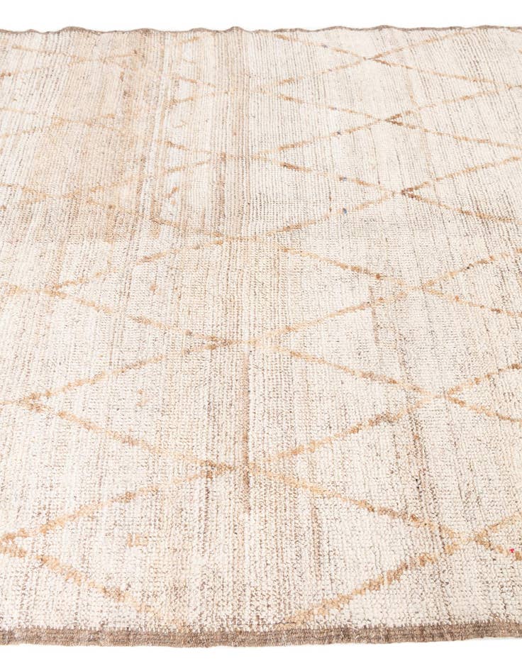 Detail image of  5' 6 x 6' 10  Hand Knotted Moroccan Wool Rug