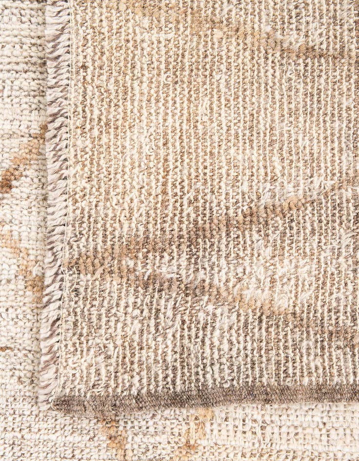 Detail image of  5' 6 x 6' 10  Hand Knotted Moroccan Wool Rug