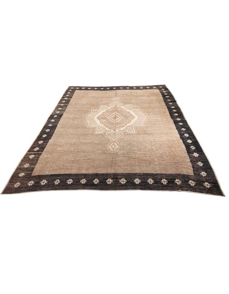 Detail image of 12' 8 x 15' Hand Knotted Moroccan Wool Rug