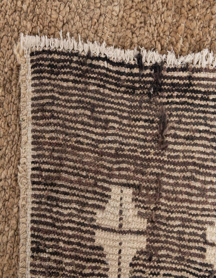 Detail image of 12' 8 x 15' Hand Knotted Moroccan Wool Rug