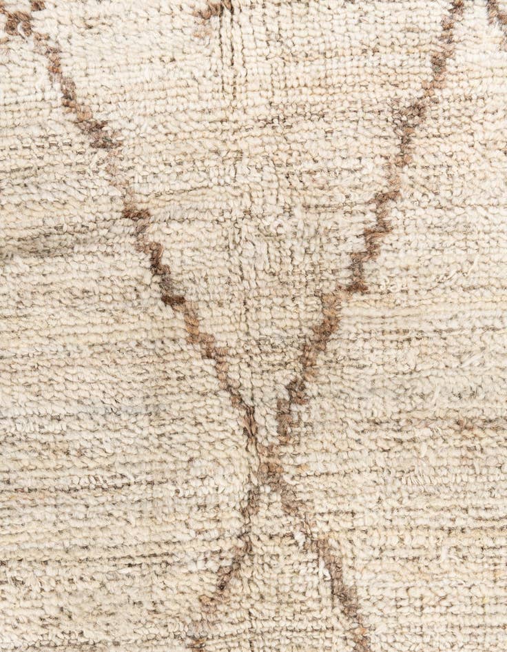 Detail image of  5' 3 x 6' 8  Hand Knotted Moroccan Wool Rug