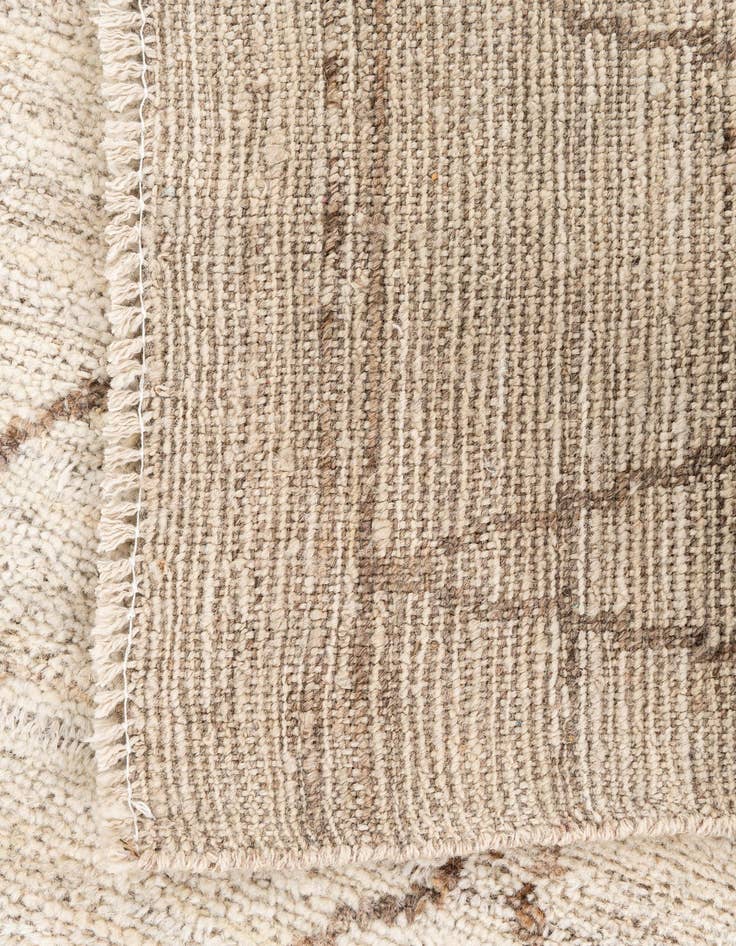 Detail image of  5' 3 x 6' 8  Hand Knotted Moroccan Wool Rug