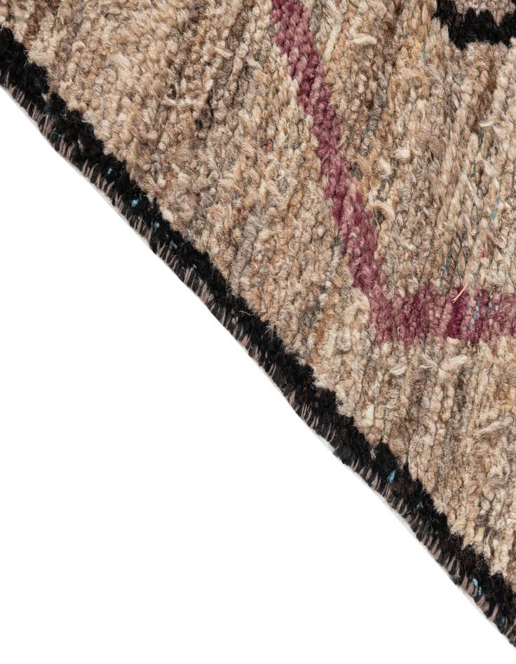 Detail image of 5' 8 x 9' 2 Hand Knotted Moroccan Wool Rug