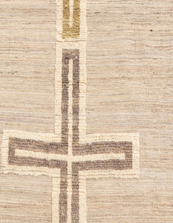 Detail image of  8' x 10' 5  Hand Knotted Moroccan Wool Rug