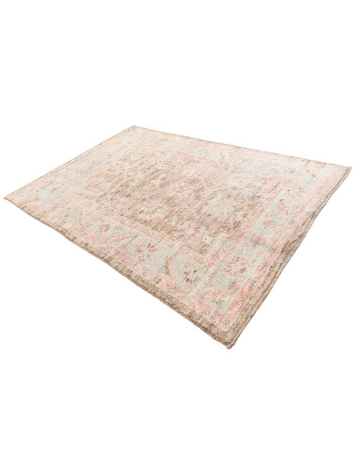 Detail image of  6' 3 x 9' 1  Hand Knotted Moroccan Wool Rug