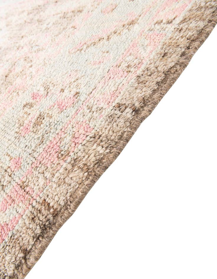 Detail image of  6' 3 x 9' 1  Hand Knotted Moroccan Wool Rug