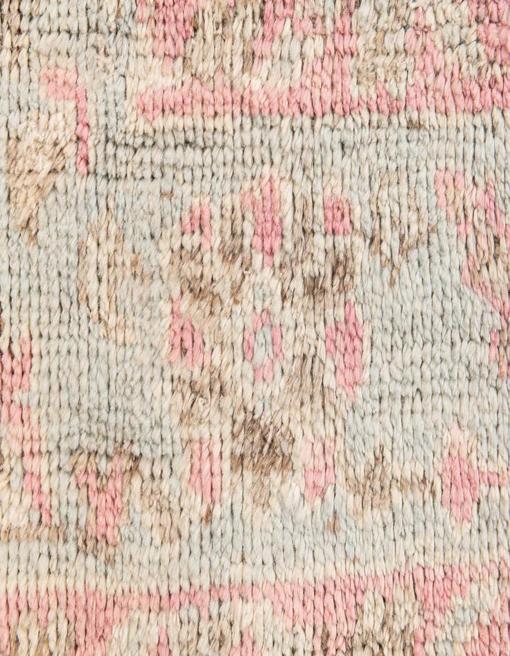 Detail image of  6' 3 x 9' 1  Hand Knotted Moroccan Wool Rug