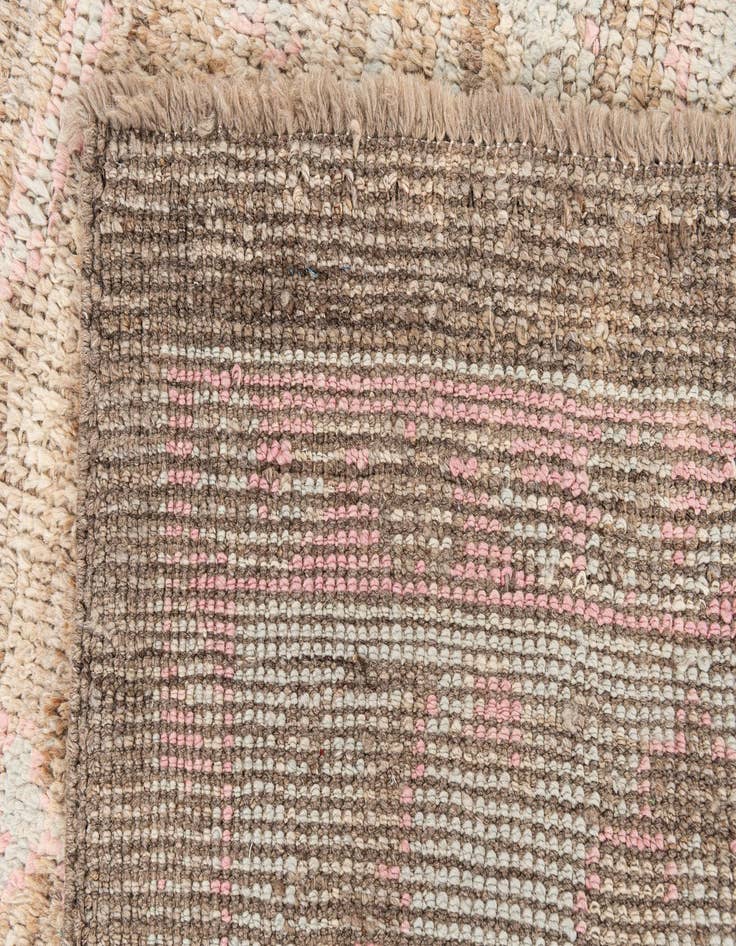 Detail image of  6' 3 x 9' 1  Hand Knotted Moroccan Wool Rug