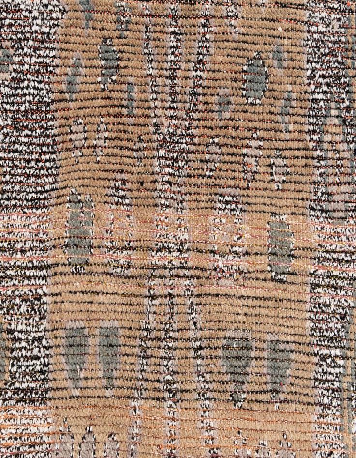 Detail image of  4' 10 x 8' 9  Hand Knotted Moroccan Wool Rug