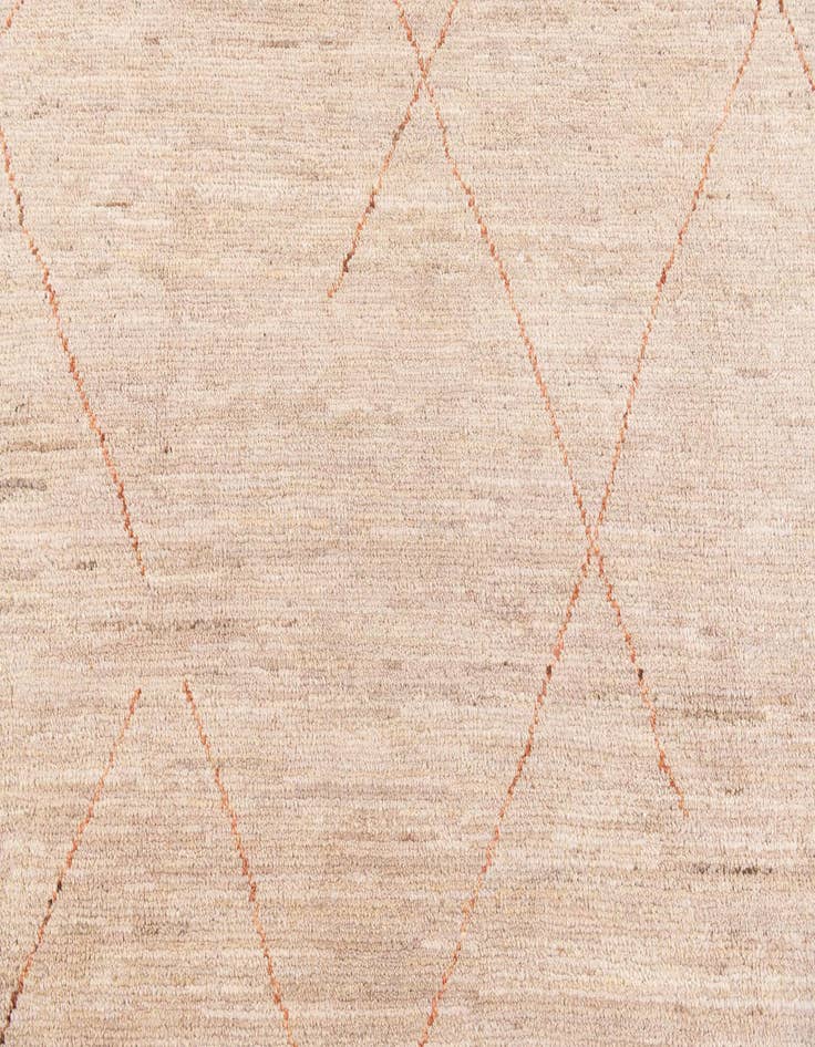 Detail image of  8' 2 x 11' 5  Hand Knotted Moroccan Wool Rug