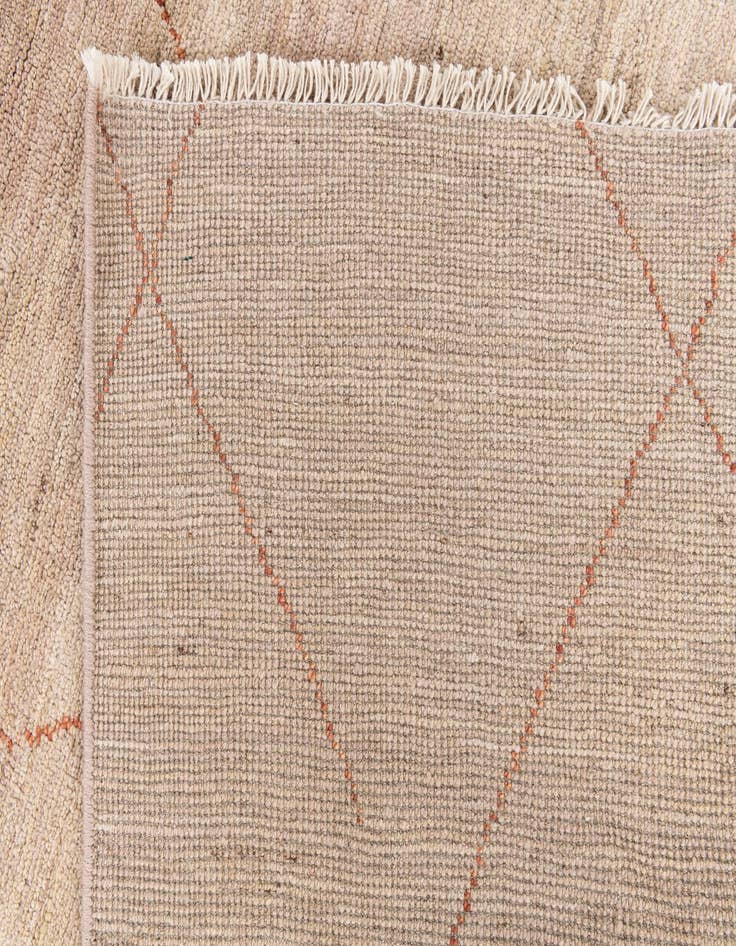 Detail image of  8' 2 x 11' 5  Hand Knotted Moroccan Wool Rug