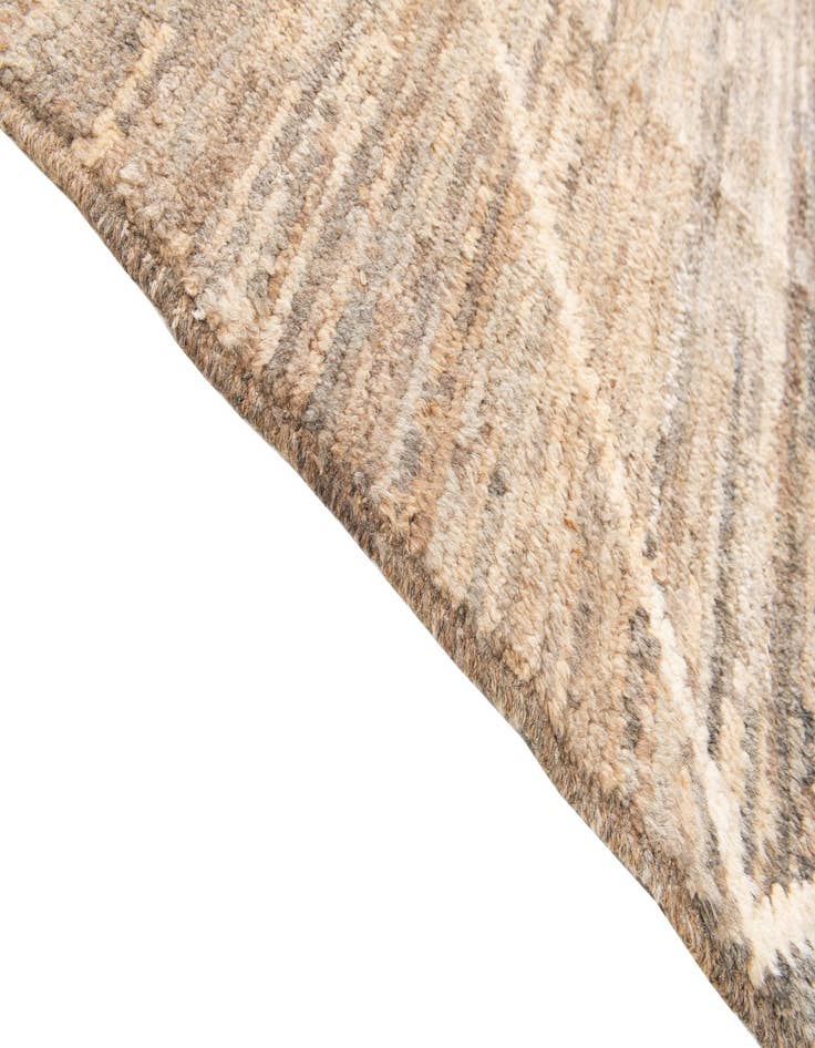 Detail image of  8' 9 x 9' 10  Hand Knotted Moroccan Wool Rug