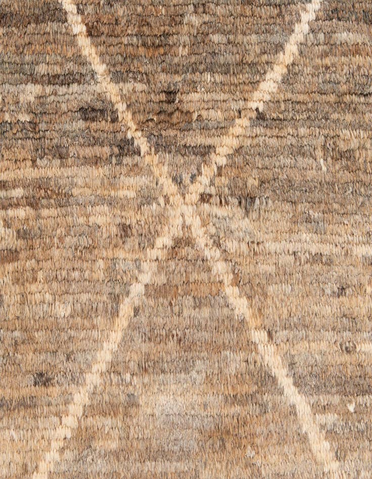 Detail image of  8' 9 x 9' 10  Hand Knotted Moroccan Wool Rug