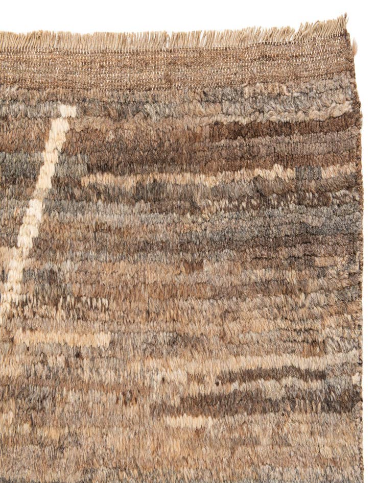 Detail image of  8' 9 x 9' 10  Hand Knotted Moroccan Wool Rug