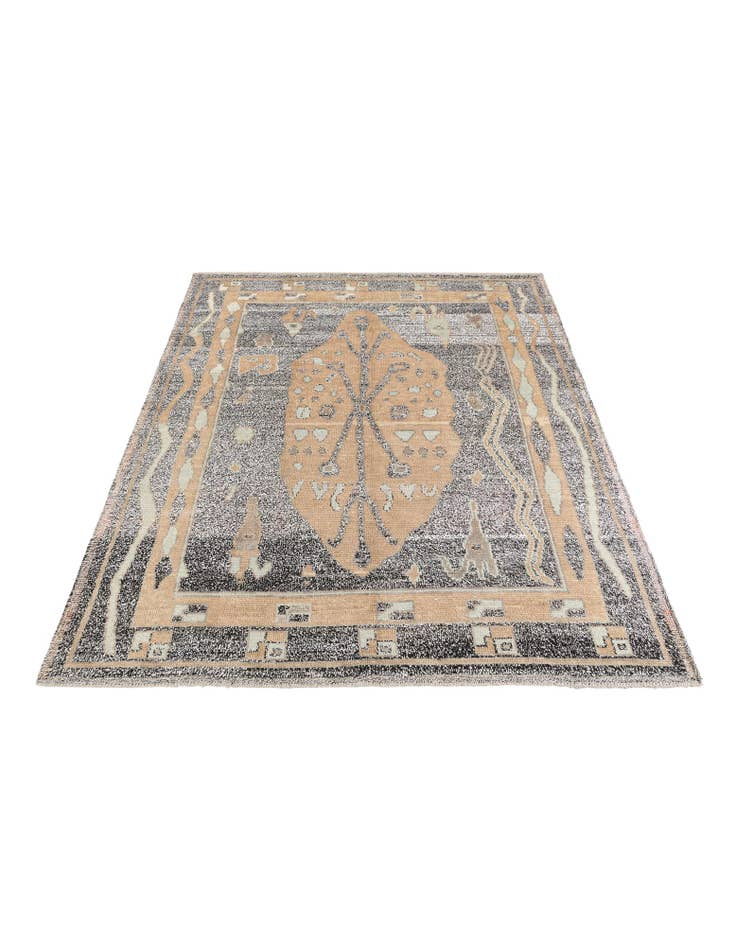 Detail image of  8' x 10' 1  Hand Knotted Moroccan Wool Rug